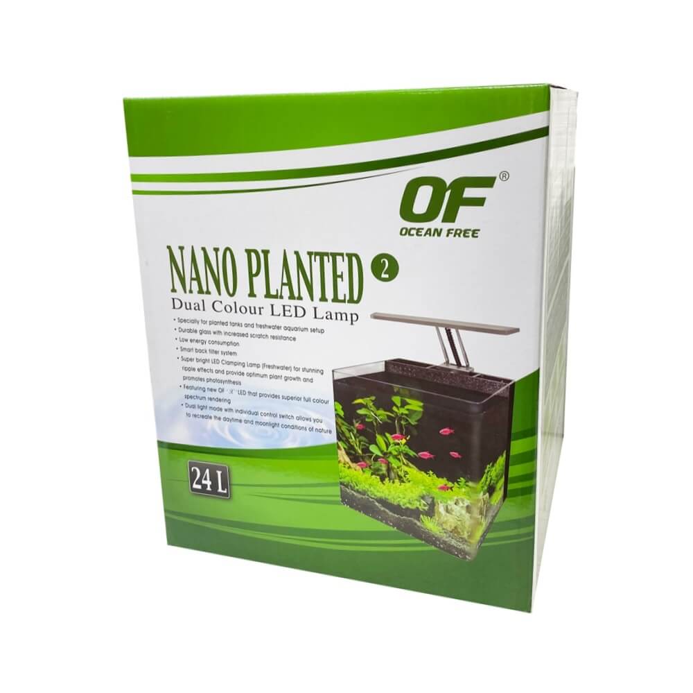 Acvariu Nano Planted 24 litri Ocean Free 5 Acvariu Nano Planted 24 litri Ocean Free nu este doar un acvariu echipat, ci o experienta completa pentru iubitorii de acvaristica. Cu un sistem de iluminare inovator, un filtru de ultima generatie si sticla de inalta calitate, acest acvariu nano ofera conditiile perfecte pentru cresterea pestilor si a plantelor naturale.