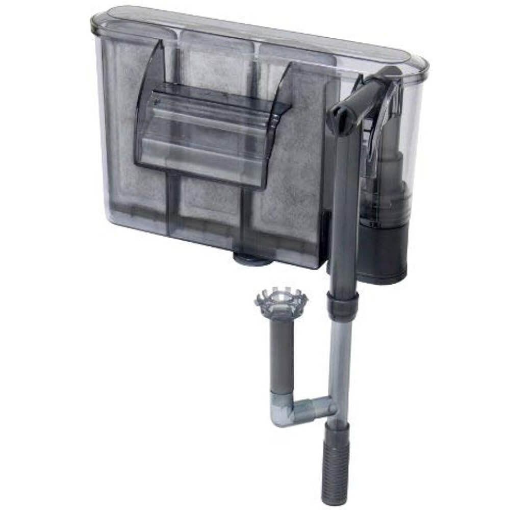Filtru pentru acvariu cascada cu skimmer, max 70L 2 Filtru acvariu silentios cu design compact. Cascada integrata si skimmer ajustabil mentin suprafata apei curata si elimina pelicula uleioasa.