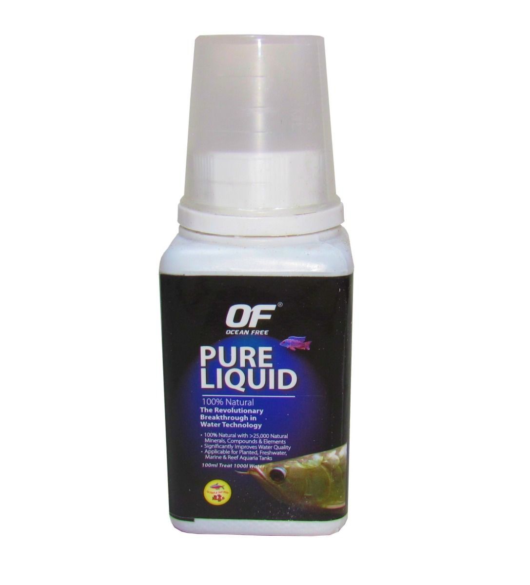 Conditioner apa acvariu Pure Liqid pentru 1000 litri de apa 2 Pure Liquid: Purificare completa: Pure Liquid neutralizeaza bacteriile daunatoare, eliminand riscul de imbolnavire pentru pesti. Totodata, previne mirosurile neplacute, oferind un miros natural apei. Claritate sporita: Este o solutie limpezire apa acvariu care actioneaza rapid pentru clarificarea apei tulbure, asigurand un mediu atractiv si placut vizual. Eliminarea contaminantilor: Elimina eficient clorul, cloramina si metalele grele, prevenind acumularea acestora in apa si protejand pestii exotici si plantele acvatice. Stimularea oxigenarii: Creste capacitatea apei de a absorbi oxigen, factor esential pentru sanatatea si vitalitatea pestilor. Optimizarea echipamentelor de filtrare: Conditionerul dubleaza performantele echipamentului de filtrare, prelungind viata acestuia si sporind randamentul prin prevenirea colmatarii pietrisului de pe fundul acvariului. Reducerea stresului la pesti: Actioneaza ca o bariera de protectie pentru pesti, reducand stresul si stimuland apetitul. Acest conditioner pentru apa din acvariu poate stimula cresterea si intensifica coloritul natural al pestilor. Protectia bacteriilor benefice: Nu afecteaza bacteriile benefice esentiale pentru ecosistemul acvatic, contribuind astfel la un ciclu de azot eficient si un acvariu stabil. Recomandari de utilizare: Purificatorul apa acvariu Pure Liquid este special formulat pentru acvariile de apa dulce. Pentru a obtine cele mai bune rezultate, se recomanda administrarea a 1 ml de conditioner la fiecare 10 litri de apa, pentru a trata un total de pana la 1000 de litri de apa. Aceasta dozare ajuta la neutralizarea substantelor nocive si la mentinerea unei ape curate si stabile pe termen lung. De ce sa alegi conditionerul Pure Liquid? Conditionerul Pure Liquid pentru apa de acvariu este esential pentru un mediu acvatic de calitate superioara. Solutia actioneaza rapid pentru limpezirea apei, eliminarea patogenilor si stimularea unui mediu natural, care este esential pentru sanatatea pestilor. Utilizarea regulata a acestei solutii ofera un habitat acvatic propice pentru dezvoltarea vietii marine, oferind totodata protectie si sanatate pestilor si plantelor acvatice. Pure Liquid – alegerea ideala pentru o apa curata, fara impuritati si un acvariu plin de viata!