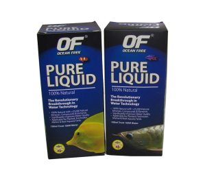 Conditioner apa acvariu Pure Liquid este un purificator apa acvariu pentru 1000L. Solutie limpezire apa acvariu pentru curatarea si clarificarea apei. Conditionerul apa acvariu Pure Liquid este ideal pentru mentinerea unui habitat curat si sanatos in acvariile de apa dulce. Fiind o solutie limpezire apa acvariu extrem de eficienta, aceasta formula avansata face parte din gama de solutii pentru curatarea apei din acvariu ce combina peste 25,000 de elemente si minerale benefice, care contribuie la sanatatea pestilor si claritatea apei. Pure Liquid este un purificator apa acvariu ce actioneaza rapid si elimina in mod eficient bacteriile patogene, clorul, cloramina, metalele grele si alte substante nocive ce pot afecta sanatatea vietuitoarelor din acvariu. Actioneaza la un nivel de pana la 20,000 de ori mai eficient decat carbunele activ, garantand o apa cristalina si un mediu sigur.