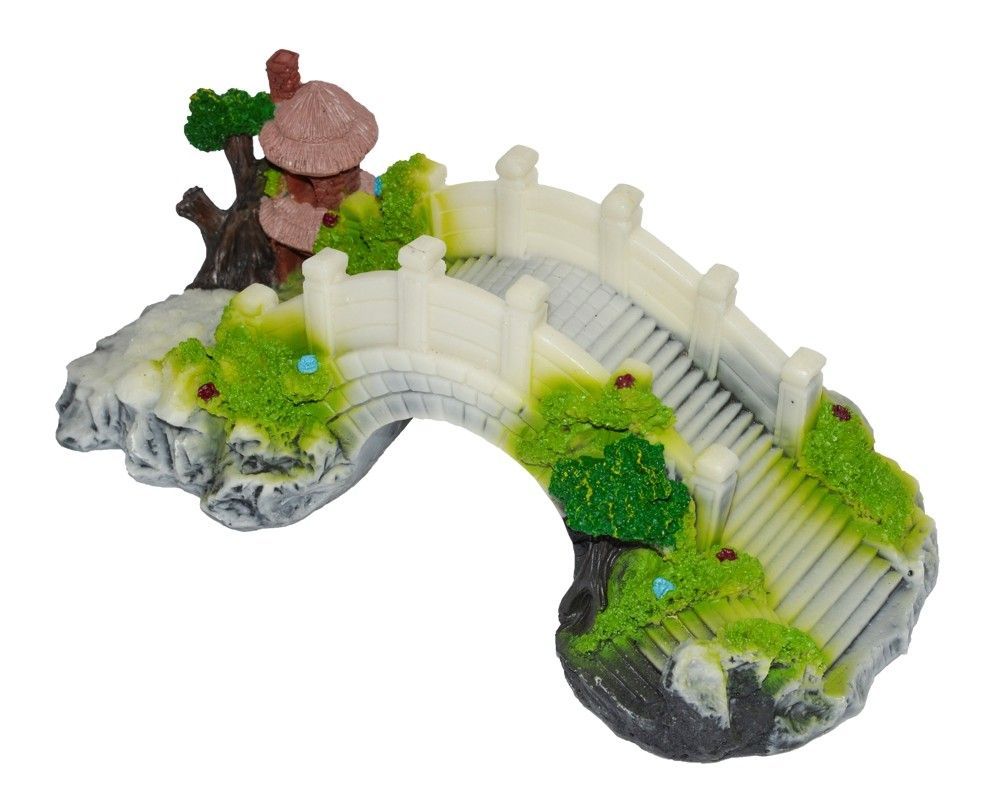 Decor pod acvariu XL alb cu verde 29X15X11cm 3 Decor pod acvariu XL alb, decor acvariu, pod acvariu, decor acvariu 3d, decor acvariu artificial, creat special pentru amenajarea unui mediu acvatic spectaculos, contribuind la un acvariu decorativ impresionant.