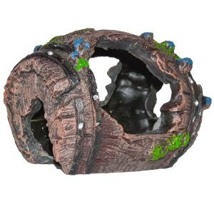 Decor acvariu butoi spart, un decor de acvariu rustic pentru amenajarea unui acvariu cu o decoratiune acvariu unica.