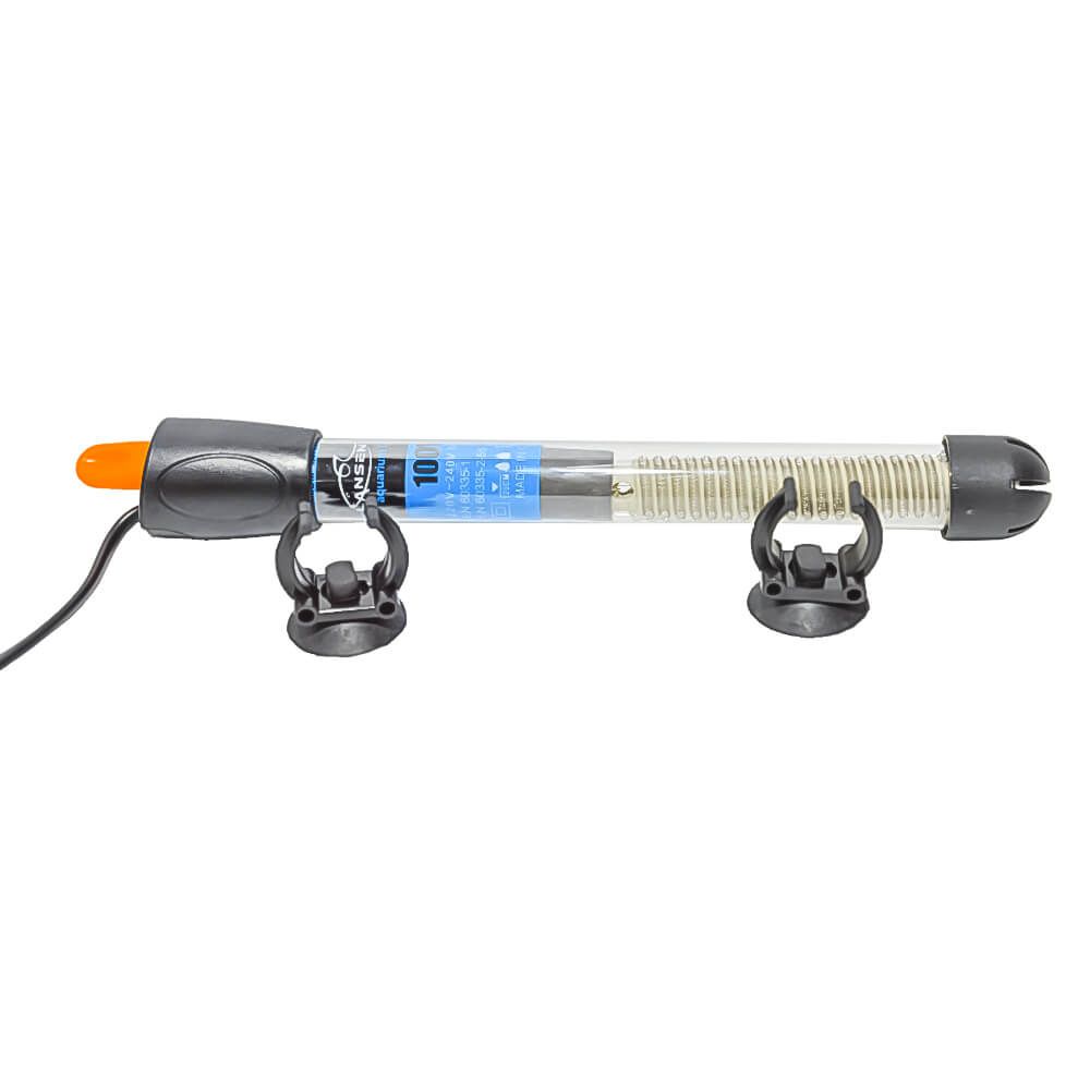 Incalzitor acvariu cu termostat 100W Senfish 3 Incalzitor acvariu cu termostat 100W Senfish submersibil. Incalzitor 100W pentru acvarii cu sticla termorezistenta special conceputa pentru a rezista utilizarii indelungate. Contine un senzor bimetal ce controleaza oprirea automata a incalzitorului atunci cand se atinge in acvariu temperatura setata. Incalzitor acvariu de buna calitate si la un pret decent, usor de pus in functiune si de intretinut, complet submersibil. Incalzitor acvariu cu termostat 100W cu sistem de prindere cu ventuze pe geamul acvariului. Randament maxim si consum redus de energie electrica. Pentru acvarii cu un volum de apa cuprins in intervalul 100 – 200 litri conform recomandarii producatorului. Incalzitor acvariu cu termostat 100W Incalzitorul acvariu cu termostat 100W Senfish submersibil este alegerea perfecta pentru a asigura o temperatura optima si constanta in acvariul tau. Conceput pentru acvarii de 100-200 litri, acest incalzitor 100W pentru acvarii este fabricat din sticla termorezistenta, garantand durabilitate si performanta pe termen lung. Caracteristici: Senzor bimetal integrat: Incalzitor acvariu cu control automat al opririi cand se atinge temperatura setata. Complet submersibil: Permite o utilizare sigura si eficienta. Sistem de prindere cu ventuze: Facilitare montarea pe geamul acvariului. Reglaj temperatura: Interval de la 12°C pana la 34°C, adaptabil la nevoile acvariului tau. Incalzitor acvariu cu termostat 100W – Dimensiuni si specificatii: Lungime totala: 25 cm Lungime pana la butonul de reglaj: 22 cm Diametru: 2,2 cm Lungimea cablului de alimentare: 90 cm Acest incalzitor acvariu asigura un consum redus de energie si un randament maxim, fiind usor de pus in functiune si de intretinut. Potrivit atat pentru acvarii cu apa dulce, cat si pentru cele marine, ofera un raport calitate-pret excelent. Avantaje: Eficienta energetica: Consumul redus de energie electrica. Durabilitate: Fabricat din materiale rezistente la temperaturi ridicate si socuri termice. Usor de utilizat: Reglarea temperaturii se face simplu si rapid. Cu acest incalzitor acvariu cu termostat 100W Senfish, poti fi sigur ca vei oferi pestilor tai un mediu confortabil si stabil, indiferent de conditiile externe. Acesta este partenerul ideal pentru orice pasionat de acvaristica, asigurand climatizarea perfecta a acvariului tau. Recomandari de utilizare si siguranta: acest incalzitor acvariu trebuie plasat in acvariu, acoperit complet cu apa si plasat intr-un loc cu puternica circulatie a apei pentru rezultate optime ale procesului de incalzire a apei. Daca miscarea apei este insuficienta, termostatul nu va functiona cu precizie si astfel nu va fi obtinuta temperatura dorita in acvariu. Incalzitor 100W pentru acvarii ce poate fi alimentat numai de la o priza electrica de o tensiune nominala AC 220 50/60 Hz in conformitate cu informatiile de pe ambalajul acestuia. Nu bagati incalzitorul in priza cand este scos din apa! Dupa instalarea acvariului, asteptati cateva minute pentru a permite termostatului sa se adapteze la temperatura apei, apoi conectati la priza. Nivelul apei trebuie mentinut peste partea superioara a incalzitorului conform imaginilor de pe cutia acestuia. Pentru a preveni spargerea incalzitorului cauzata de socul termic, incalzitorul trebuie scos din priza cu cel putin 15 minute inainte de a-l scoate din apa sau de a schimba apa in acvariu. Cablul de alimentare al incalzitorului nu poate fi reparat sau inlocuit. Daca cablul este deteriorat, incalzitorul trebuie aruncat. Incalzitorul se poate scufunda cat permite lungimea cablului electric. Evitati sa murdariti, prafuiti sau sa udati priza electrica. O metoda eficienta este de a face o bucla de picurare: lasati cablul sa atarne sub nivelul prizei, astfel incat stropii de apa sa nu ajunga in priza. AVERTISMENT: incalzitor 100W pentru acvarii ce poate fi utilizat numai in interior. Incalzitorul nu este destinat pentru a fi folosit in baie. Datorita riscului de spargere accidentala, incalzitoarele si alte dispozitive electrice din acvariu trebuie intotdeauna deconectate de la priza inainte de initierea oricaror manevre ce implica contactul cu apa. Este recomandat ca incalzitorul si alte dispozitive electrice sa fie conectate la o priza cu impamantare.