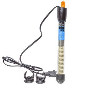 Incalzitor acvariu cu termostat 100W Senfish submersibil. Incalzitor 100W pentru acvarii cu sticla termorezistenta special conceputa pentru a rezista utilizarii indelungate. Contine un senzor bimetal ce controleaza oprirea automata a incalzitorului atunci cand se atinge in acvariu temperatura setata. Incalzitor acvariu de buna calitate si la un pret decent, usor de pus in functiune si de intretinut, complet submersibil. Incalzitor acvariu cu termostat 100W cu sistem de prindere cu ventuze pe geamul acvariului. Randament maxim si consum redus de energie electrica. Pentru acvarii cu un volum de apa cuprins in intervalul 100 – 200 litri conform recomandarii producatorului. Incalzitor acvariu cu termostat 100W Incalzitorul acvariu cu termostat 100W Senfish submersibil este alegerea perfecta pentru a asigura o temperatura optima si constanta in acvariul tau. Conceput pentru acvarii de 100-200 litri, acest incalzitor 100W pentru acvarii este fabricat din sticla termorezistenta, garantand durabilitate si performanta pe termen lung. Caracteristici: Senzor bimetal integrat: Incalzitor acvariu cu control automat al opririi cand se atinge temperatura setata. Complet submersibil: Permite o utilizare sigura si eficienta. Sistem de prindere cu ventuze: Facilitare montarea pe geamul acvariului. Reglaj temperatura: Interval de la 12°C pana la 34°C, adaptabil la nevoile acvariului tau. Incalzitor acvariu cu termostat 100W – Dimensiuni si specificatii: Lungime totala: 25 cm Lungime pana la butonul de reglaj: 22 cm Diametru: 2,2 cm Lungimea cablului de alimentare: 90 cm Acest incalzitor acvariu asigura un consum redus de energie si un randament maxim, fiind usor de pus in functiune si de intretinut. Potrivit atat pentru acvarii cu apa dulce, cat si pentru cele marine, ofera un raport calitate-pret excelent. Avantaje: Eficienta energetica: Consumul redus de energie electrica. Durabilitate: Fabricat din materiale rezistente la temperaturi ridicate si socuri termice. Usor de utilizat: Reglarea temperaturii se face simplu si rapid. Cu acest incalzitor acvariu cu termostat 100W Senfish, poti fi sigur ca vei oferi pestilor tai un mediu confortabil si stabil, indiferent de conditiile externe. Acesta este partenerul ideal pentru orice pasionat de acvaristica, asigurand climatizarea perfecta a acvariului tau. Recomandari de utilizare si siguranta: acest incalzitor acvariu trebuie plasat in acvariu, acoperit complet cu apa si plasat intr-un loc cu puternica circulatie a apei pentru rezultate optime ale procesului de incalzire a apei. Daca miscarea apei este insuficienta, termostatul nu va functiona cu precizie si astfel nu va fi obtinuta temperatura dorita in acvariu. Incalzitor 100W pentru acvarii ce poate fi alimentat numai de la o priza electrica de o tensiune nominala AC 220 50/60 Hz in conformitate cu informatiile de pe ambalajul acestuia. Nu bagati incalzitorul in priza cand este scos din apa! Dupa instalarea acvariului, asteptati cateva minute pentru a permite termostatului sa se adapteze la temperatura apei, apoi conectati la priza. Nivelul apei trebuie mentinut peste partea superioara a incalzitorului conform imaginilor de pe cutia acestuia. Pentru a preveni spargerea incalzitorului cauzata de socul termic, incalzitorul trebuie scos din priza cu cel putin 15 minute inainte de a-l scoate din apa sau de a schimba apa in acvariu. Cablul de alimentare al incalzitorului nu poate fi reparat sau inlocuit. Daca cablul este deteriorat, incalzitorul trebuie aruncat. Incalzitorul se poate scufunda cat permite lungimea cablului electric. Evitati sa murdariti, prafuiti sau sa udati priza electrica. O metoda eficienta este de a face o bucla de picurare: lasati cablul sa atarne sub nivelul prizei, astfel incat stropii de apa sa nu ajunga in priza. AVERTISMENT: incalzitor 100W pentru acvarii ce poate fi utilizat numai in interior. Incalzitorul nu este destinat pentru a fi folosit in baie. Datorita riscului de spargere accidentala, incalzitoarele si alte dispozitive electrice din acvariu trebuie intotdeauna deconectate de la priza inainte de initierea oricaror manevre ce implica contactul cu apa. Este recomandat ca incalzitorul si alte dispozitive electrice sa fie conectate la o priza cu impamantare.
