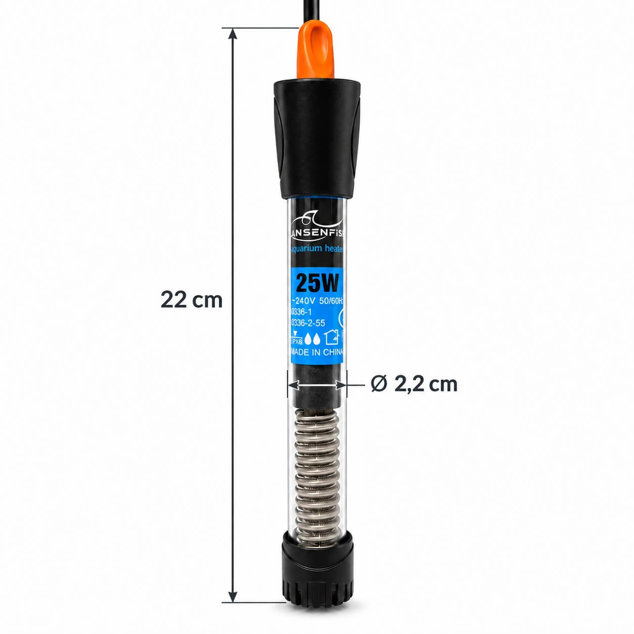 Mini incalzitor acvariu 25W 7 Incalzitor acvariu 25W LS-25 cu lungime 22 cm si diametru 2,2 cm