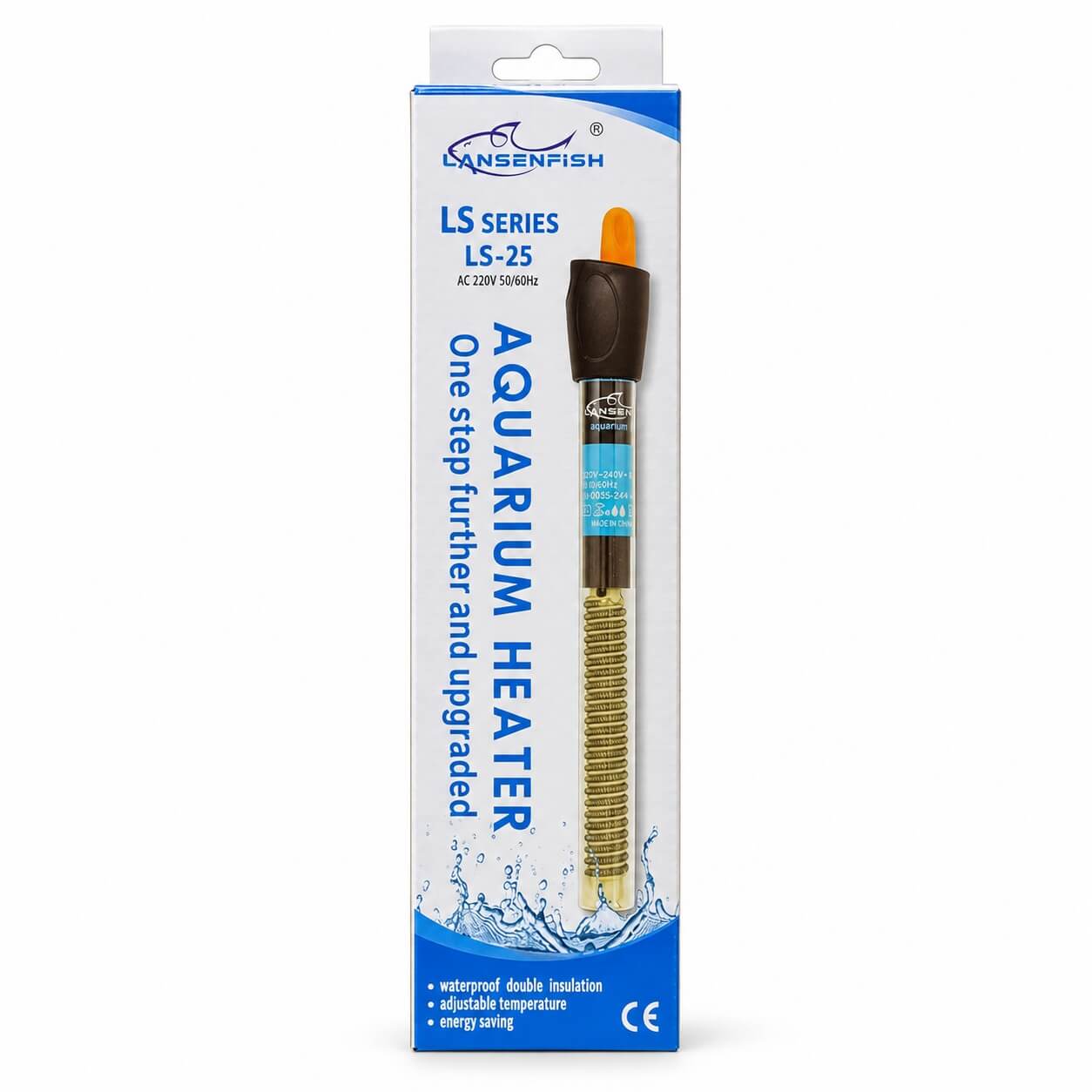 Mini incalzitor acvariu 25W 5 Cutie incalzitor acvariu LS-25 25W Lansenfish cu temperatura reglabila