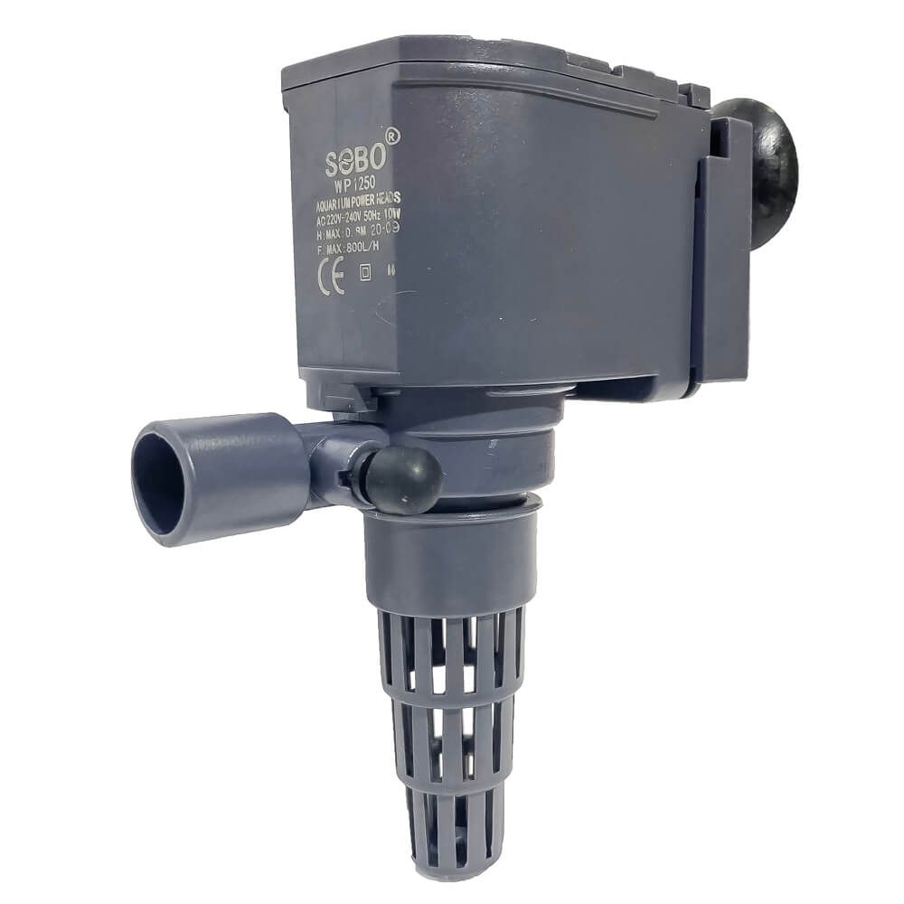 Pompa de apa 800 litri / ora Power Head 2 Pompa de apa 800 litri / ora Power Head este o pompa de apa acvariu submersibila pret redus. O gama de pompe de apa ieftine si de calitate. Pompa de apa 800 litri / ora silentioasă, durabilă și de calitate. Poate fi folosita la toate tipurile de acvarii. De asemenea ca pompă de apă la mini fântânile arteziene, la filtrele de fund sau la transferul de apă dintr-un bazin în altul. Materialele din care este fabricat acest produs garantează o durată de viață mare. Ușor de curățat și de întreținut. Detalii tehnice: Debit maxim: 800 l/h. Înălțimea maximă a coloanei de apă ridicată conform declarației producătorului: 0,8 m. Putere / Consum electric: 10 W. Dimensiuni pompă: Lungime = 6,9 cm. lățime = 4,8 cm. înălțime = 7,7 cm. înălțime inclusiv sorbul conic = 13,1 cm. Diametrul exterior al ștuțului de evacuare a apei: 16 mm. Diametrul exterior al sorbului: 25 mm. Lungimea cablului de alimentare: 110 cm.