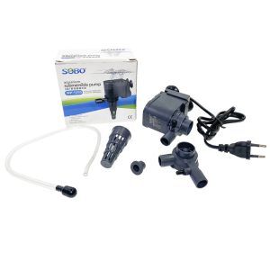 Pompa de apa 800 litri / ora Power Head este o pompa de apa acvariu submersibila pret redus. O gama de pompe de apa ieftine si de calitate. Pompa de apa 800 litri / ora silentioasă, durabilă și de calitate. Poate fi folosita la toate tipurile de acvarii. De asemenea ca pompă de apă la mini fântânile arteziene, la filtrele de fund sau la transferul de apă dintr-un bazin în altul. Materialele din care este fabricat acest produs garantează o durată de viață mare. Ușor de curățat și de întreținut. Detalii tehnice: Debit maxim: 800 l/h. Înălțimea maximă a coloanei de apă ridicată conform declarației producătorului: 0,8 m. Putere / Consum electric: 10 W. Dimensiuni pompă: Lungime = 6,9 cm. lățime = 4,8 cm. înălțime = 7,7 cm. înălțime inclusiv sorbul conic = 13,1 cm. Diametrul exterior al ștuțului de evacuare a apei: 16 mm. Diametrul exterior al sorbului: 25 mm. Lungimea cablului de alimentare: 110 cm.