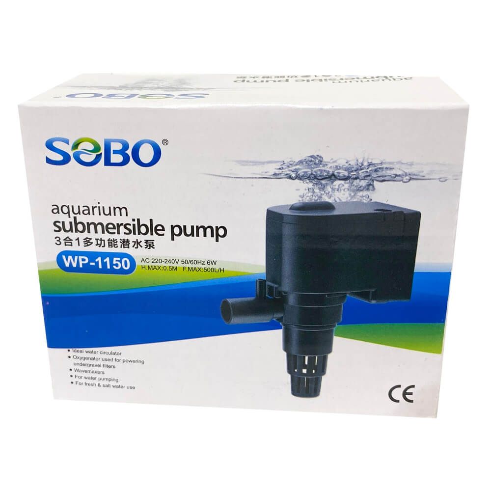 Pompa submersibila 500 litri / ora Power Head 3 Pompa submersibila 500 l/h Sobo Power Head se poate utiliza ca pompa fantana artizanana, pompa submersibila de apa transfer dintr-un bazin in altul. Pompă de apă silentioasă, durabilă și de calitate. Power Head – urile de asemenea pot fi folosite ca pompe de acvariu pentru filtre de burete sau simpla recirculare a apei din acvariu. Materialele din care este fabricat acest produs garantează o durată de viață mare. Ușor de curățat și de întreținut. Aceasta pompa submersibila 500 l/h Sobo Power Head ofera performante excelente, fiind potrivita pentru recircularea apei si crearea de fluxuri de apa, la mini fantani arteziene si sisteme de filtrare. Beneficiaza de un design compact si eficienta energetica. Detalii tehnice: Debit maxim: 500 l/h. Înălțimea maximă a coloanei de apă ridicată conform declarației producătorului: 0,5 m. Putere / Consum electric: 6 W. Dimensiuni pompă: Lungime = 7,2 cm. lățime = 3,8 cm. înălțime = 10,1 cm. Diametrul exterior al ștuțului de evacuare a apei: 13 mm. Diametrul exterior al sorbului: 20 mm. Lungimea cablului de alimentare: 110 cm.