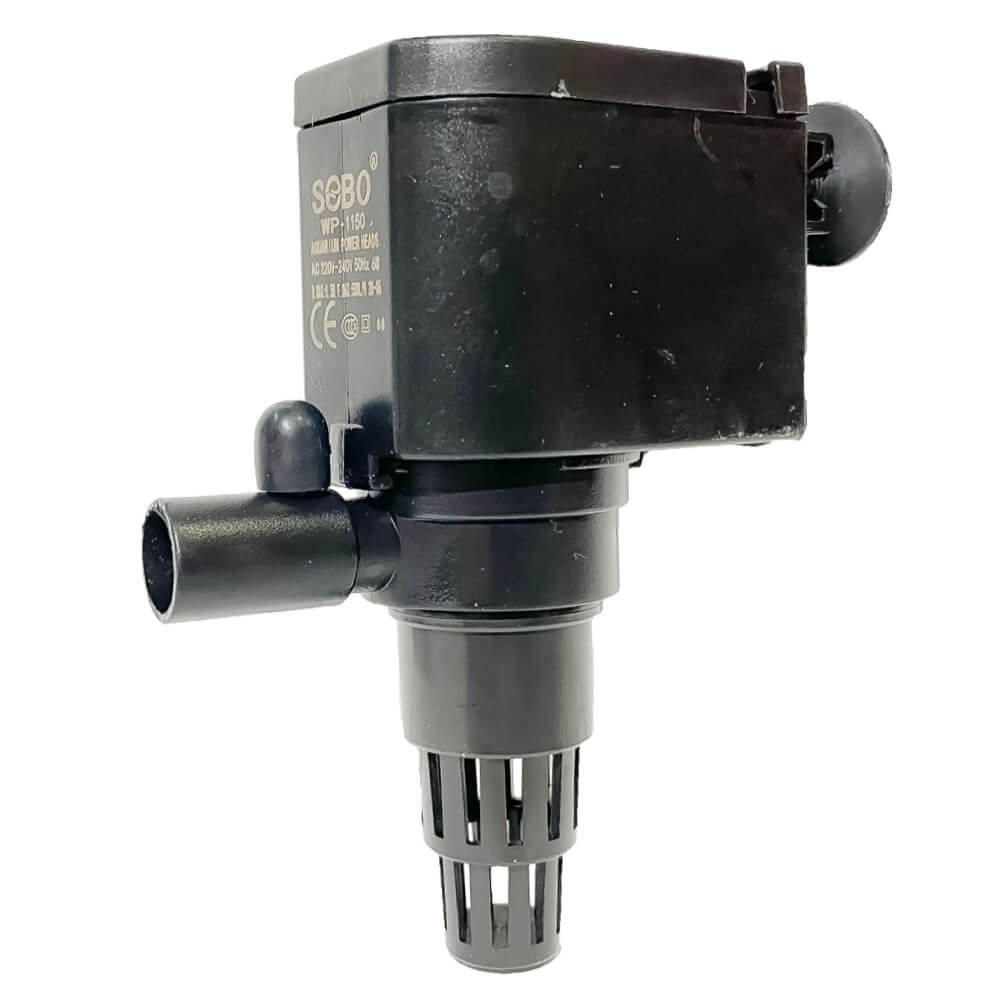 Pompa submersibila 500 litri / ora Power Head 4 Pompa submersibila 500 l/h Sobo Power Head se poate utiliza ca pompa fantana artizanana, pompa submersibila de apa transfer dintr-un bazin in altul. Pompă de apă silentioasă, durabilă și de calitate. Power Head – urile de asemenea pot fi folosite ca pompe de acvariu pentru filtre de burete sau simpla recirculare a apei din acvariu. Materialele din care este fabricat acest produs garantează o durată de viață mare. Ușor de curățat și de întreținut. Aceasta pompa submersibila 500 l/h Sobo Power Head ofera performante excelente, fiind potrivita pentru recircularea apei si crearea de fluxuri de apa, la mini fantani arteziene si sisteme de filtrare. Beneficiaza de un design compact si eficienta energetica. Detalii tehnice: Debit maxim: 500 l/h. Înălțimea maximă a coloanei de apă ridicată conform declarației producătorului: 0,5 m. Putere / Consum electric: 6 W. Dimensiuni pompă: Lungime = 7,2 cm. lățime = 3,8 cm. înălțime = 10,1 cm. Diametrul exterior al ștuțului de evacuare a apei: 13 mm. Diametrul exterior al sorbului: 20 mm. Lungimea cablului de alimentare: 110 cm.