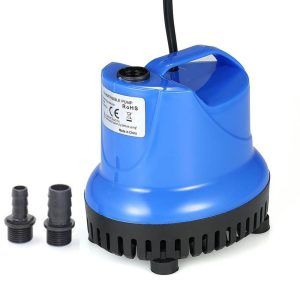 Pompa submersibila nivel scazut cu utilizari multiple ca: pompa evacuare apa, pompa pentru cascade sau pompa arteziana. Pompa apa submersibila eficienta si cu consum minim de energie electrica. Pompa submersibila nivel scazut 4500 l/h este ideala pentru o varietate de aplicatii acvatice, oferind solutii eficiente pentru recircularea si evacuarea apei. Este perfecta pentru cascade, fantani arteziene, iazuri si alte sisteme acvatice. Caracteristici: Pompa submersibila nivel scazut: Conceputa pentru a functiona eficient chiar si in conditii de nivel scazut al apei, aceasta pompa asigura un flux constant si stabil. Pompa evacuare apa: Eficienta si fiabila, aceasta pompa este ideala pentru evacuarea rapida a apei din diverse locatii. Pompa pentru cascade: Imbunatateste aspectul vizual si sonor al cascadelor ornamentale, creand efecte de apa spectaculoase. Pompa arteziana: Asigura un flux constant si sanatos de apa in fantani arteziene, prevenind stagnarea si imbunatatind oxigenarea apei. Pompa apa submersibila: Consum redus de energie electrica, asigurand performante excelente in diverse aplicatii acvatice. Avantaje: Aspira apa la 360°: Cu un sistem de aspiratie la 360° in partea inferioara, aceasta Pompa submersibila nivel scazut ofera un flux uniform si constant. Operare la nivel scazut: Pompa evacuare apa ce functioneaza eficient chiar si la niveluri scazute de apa, atata timp cat ramane amorsata. Conexiuni multiple: Include 3 stuturi de conectare (16mm, 19mm, 25mm), permitand instalarea flexibila pentru aceasta pompa arteziana. Performanta ridicata: Cu o putere de 85W si un debit maxim de 4500 l/h, aceasta pompa apa submersibila ofera performante ridicate pentru diverse nevoi acvatice. Specificatii: Model: MY-85W Putere: 85W Debit maxim: 4500 l/h Dimensiuni: 17 cm. (Lungime) x 13,5 cm. (latime) x 17 cm. (inaltime). Inaltimea coloanei de apa: 4,8 metri Lungimea cablului de alimentare: 132 cm Voltaj: AC220V Frecventa: 50/60 Hz Utilizari recomandate: Pentru cascade: Ideal pentru imbunatatirea circulatiei apei si crearea unor efecte vizuale atractive. Pentru fantani arteziene: Asigura un flux continuu si sanatos de apa, prevenind stagnarea. Pentru evacuare apa: Perfecta pentru evacuarea apei din zone inundate si recircularea in diverse aplicatii acvatice. Imbunatateste performanta sistemelor tale acvatice cu pompa submersibila nivel scazut 4500 l/h. Beneficiaza de o solutie versatila si eficienta pentru circulatia si evacuarea apei! Pompă submersibilă cu funcționare silențioasă, foarte bine izolată și sigură în lucrul cu apa. Pompa funcționează la temperaturi cuprinse în intervalul 5 – 40 °C și nu va fi folosită în contact cu nici un lichid inflamabil. Poate fi folosită atât în apă dulce cât și în apă sărată. Pompa electrica submersibila ce are o durată de viață lungă și rezistență la coroziune. Pompa apa submersibila eficientă și cu consum minim de energie electrică. Aplicație într-o gamă largă de posibilități. Se poate utiliza ca pompă de sump, pompă recirculare a apei în acvariu, în iazuri, pompă submersibilă pentru fântâni arteziene, pompă pentru cascade sau diverse amenajări ce implică propulsia, mișcarea sau căderi de apă, sisteme hidroponice etc. Indice de protecție IPX8 ( Protejat împotriva efectelor imersiunii continue în apă cu adâncimea de peste 1 metru. Condițiile exacte sunt specificate pentru fiecare dispozitiv de către producător.)