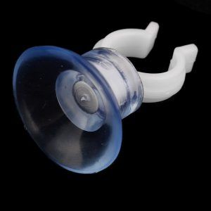Ventuza silicon transparent clip alb de 16 mm