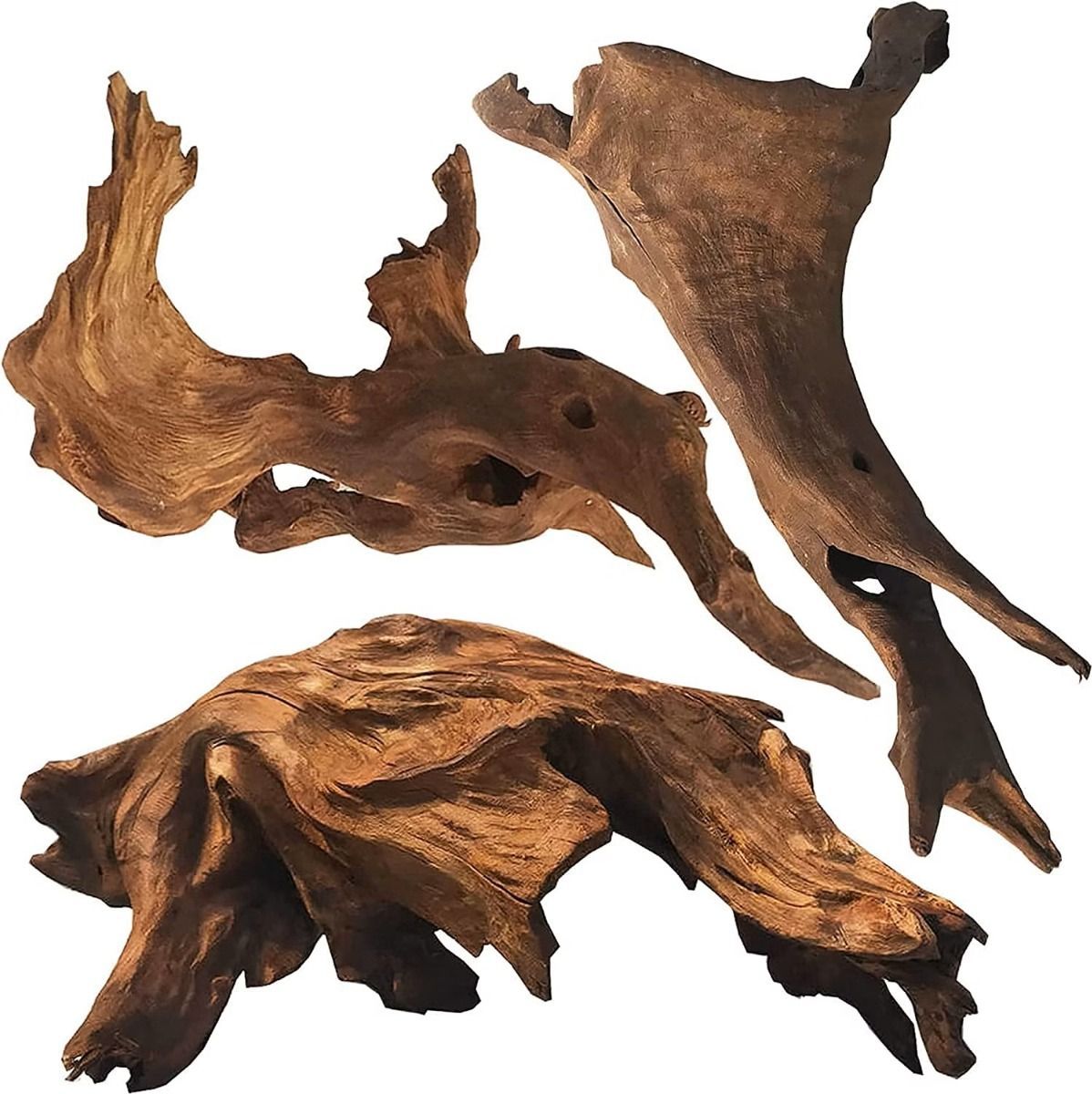 Decor lemn acvariu Drift Wood Medium-Large 1 Lemn pentru acvariu Drift Wood Medium de esenta tare folosit la decorarea acvariilor si terariilor. In acvaristica radacinile de Drift Wood se pot orna cu plante acvatice. Reptilele din terarii gasesc adapost si protectie in aceste lemne. Rezistenta pe timp indelungat la actiunea apei. Nu afecteaza viata pestilor exotici. Excelent raport calitate-pret. Nu necesita fierbere. Se introduce ca atare in acvariu dupa o inmuiere si o spalare in prealabil. Pretul este per o bucata asemanatoare dar nu identica cu cele prezentate in fotografia de produs. Lemnul pentru acvariu Drift Wood Medium este un accesoriu natural si estetic pentru orice acvariu sau terariu. Acest tip de lemn este prelucrat pentru a asigura siguranta vietuitoarelor acvatice, fiind ideal pentru pesti, reptile si plante acvatice. Lemnul de tip Drift Wood Medium nu doar ca imbunatateste aspectul general al acvariului dar ofera si ascunzisuri necesare pentru pesti, contribuind la mentinerea sanatatii si starii lor de bine. Este de asemenea un suport excelent pentru fixarea plantelor acvatice. Cu inmuiere adecvata inainte de utilizare, acest lemn se va scufunda si va ramane pe fundul acvariului adaugand profunzime si complexitate peisajului subacvatic. Lemnul Drift Wood Medium este alegerea perfecta pentru iubitorii de acvaristica ce doresc sa creeze un habitat natural si echilibrat pentru vietuitoarele lor acvatice.