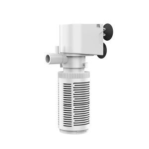 Filtru acvariu 30 litri, un mini filtru intern pentru acvarii mici, debit 400l/h, consum 4W. Filtre interne acvariu eficiente si compacte, ideale pentru asigurarea unui mediu curat si sanatos pentru pesti si plante acvatice. Filtru mini pentru acvariu proiectat pentru a asigura o filtrare mecanica si biologica eficienta, oferind o performanta de top in acvarii de maximum 30 de litri.