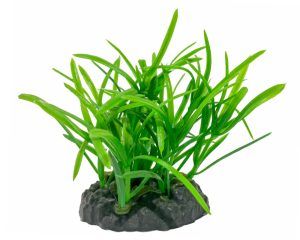 Planta artificiala acvariu Lilaopsis verde PP299 8 cm