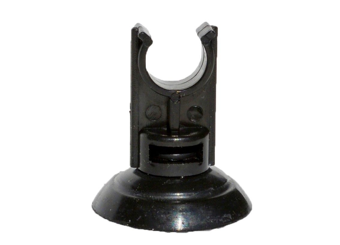 Ventuza acvariu neagra cu clip de 9 mm 2 Ventuza acvariu neagra cu clip de 9 mm