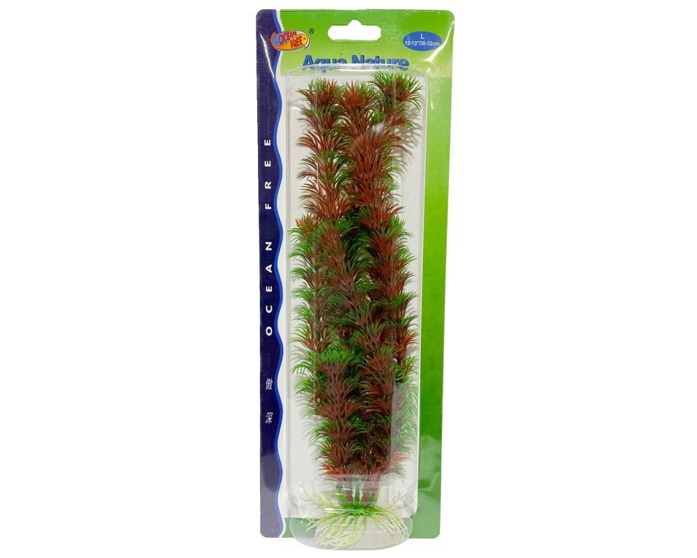 Plante de acvariu rosii artificiale 30 cm Red Cabomba 2 Plante de acvariu rosii artificiale 30 cm Red Cabomba - imagine 2