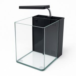 Nano acvariu 24L cu design modern, ideal pentru spatii mici. Acvariu pesti cu sticla clara, acvariu pesti complet si acvariu nano cube cu stil. Acvariu cu filtru si iluminare inclus pentru un ecosistem perfect in locuinta ta.