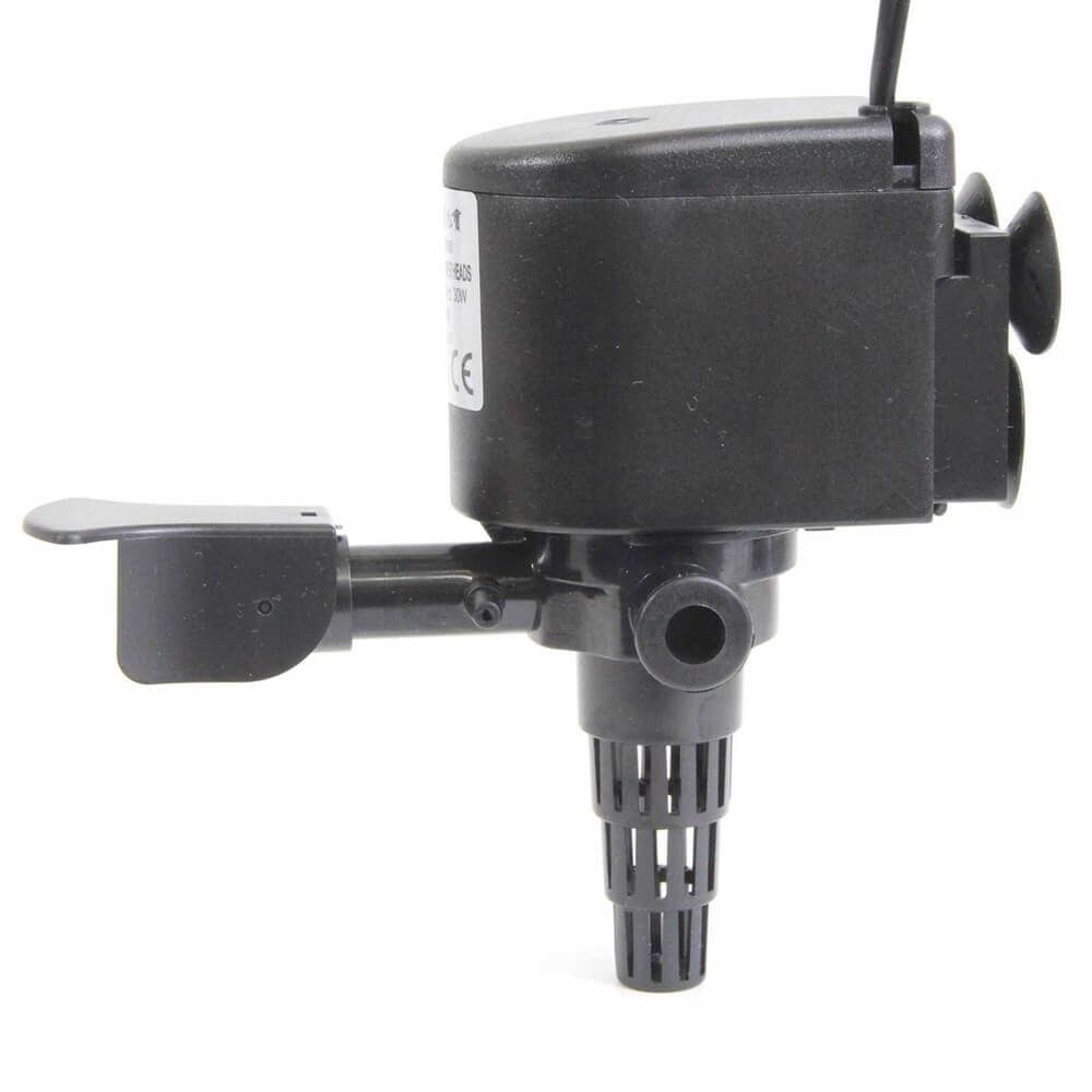 Pompa de apa 2800 litri/ora Powerhead 7 Pompa de apa 2800 l /h powerhead utilizabila ca pompa de apa submersibila, pompa recirculare apa acvariu, pompa arteziana sau pompa cascada. Pompa de apa cu debit de 2800 l/h Power Head este o alegere excelenta pentru diverse aplicatii acvatice. Aceasta pompa de apa submersibila este ideala pentru utilizare in acvarii, fantani arteziene, sisteme de recirculare a apei si cascade. Datorita debitului impresionant de 2800 litri pe ora, aceasta pompa satisface cerintele de apa ale multor proiecte acvatice. Beneficii si utilizari Pompa de apa submersibila: Pompa de apa 2800 l/h este perfecta pentru utilizarea submersibila, garantand o circulatie optima a apei in acvarii si alte medii acvatice. Pompa recirculare apa acvariu: Asigura o recirculare eficienta a apei in acvarii, mentinand un mediu sanatos pentru pesti si plante. Pompa arteziana: Ideala pentru fantani arteziene, aceasta pompa adauga un element decorativ atragator, creand un spectacol de apa fascinant. Pompa cascada: Utilizata pentru cascade, pompa asigura un flux constant de apa, accentuand frumusetea naturala a gradinii sau iazului tau. Caracteristici tehnice Debit maxim: 2800 l/h Inaltimea maxima a coloanei de apa: 2,00 m Consum electric / Putere: 35 W Dimensiuni: Lungime: 15,5 cm Latime: 6,8 cm Inaltime: 10,4 cm Inaltime inclusiv sorbul conic: 17 cm Diametrul exterior al stutului de evacuare a apei: 19 mm Diametrul exterior al gurii de absorbtie a apei: 32 mm Lungimea cablului de alimentare: 110 cm Avantaje Materiale durabile: Fabricata din materiale de foarte buna calitate, pompa are o durata de viata extinsa. Usor de intretinut: Designul simplu permite o curatare si intretinere rapida si usoara. Functie de admisie aer: In modul powerhead, pompa poate fi utilizata si cu functia de admisie aer, oferind versatilitate suplimentara. Pret pompa apa avantajos pentru un debit de 2800 litri/ora. Pompa de apa cu debit de 2800 litri/ora Power Head este solutia ideala pentru oricine cauta o pompa de apa submersibila fiabila, eficienta si versatila. Indiferent de necesitatile tale acvatice, aceasta pompa ofera performanta si durabilitate exceptionale.