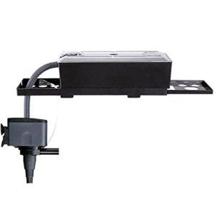 Acest filtru on top acvariu este prezentat in detaliu, fiind alegerea perfecta pentru acvarii de dimensiuni medii, cu o lungime intre 41-62 cm. Designul compact si eficient asigura o filtrare biologica acvariu excelenta, pastrand apa curata si bine oxigenata. Ideal pentru pasionatii care cauta filtre pentru acvarii performante si usor de utilizat.
