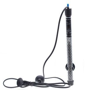 Incalzitor acvariu cu termostat Eco 150 W, model de incalzitor acvariu eficient si sigur. Incalzitor acvariu 150 W ce asigura temperatura acvariului. Incalzitor acvariu 150 W cu termostat si complet submersibil pentru acvarii cu un volum de pana in 155-220 litri de litri. Este un model de incalzitor acvariu la pret avantajos care nu se strica si pe care orice acvarist se poate baza. Un incalzitor de acvariu ce asigura climatizarea acvariului pe perioade indelungate de timp cu o capacitate de incalzire sporita, economie de energie electrica si eficienta produsa de conceptul unic de distributie a energiei termice in acvariu. Model de incalzitor acvariu cu folosire usoara de catre oricine, chiar si de novicii in acvaristica. Fixarea temperaturii dorite se realizeaza extrem de usor prin intermediul dispozitivului din partea superioara a incalzitorului cu termostat, prin rotirea acestuia in dreptul temperaturii dorite. Cifre usor vizibile pentru oricine. Odata reglata temperatura, aceasta este mentinuta constant pe toata durata de utilizare a incalzitorului. Functionabilitate eficienta pe durate mari de timp. Durata mare de viata si de exploatare la un pret foarte bun. Incalzitorul cu termostat este fabricat din materiale de calitate, perfect etans iar sticla este speciala ce are rezistenta marita pentru expunerea la temperaturi ridicate si socuri termice. Martor de functionare on/off cu led. Echipat cu ventuze siliconice ce se fixeaza cu usurinta pe interiorul acvariului pentru a sustine incalzitorul. Conceput spre a fi utilizat atat in acvariile cu apa dulce cat si in cele marine. Raport bun calitate-pret. Consum redus de energie electrica. Fara variatii de temperatura. Înălțime încălzitor: 26 cm. Diametru încălzitor: 2 cm.