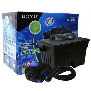 Descopera eficienta unui filtru iaz cu pompa, completat de lampa UV. Filtru iaz gradina, pompa cu filtru pentru iaz, filtru de iaz, filtre iazuri pesti si medii filtrare iaz, pentru iazuri de pana la 45000L.