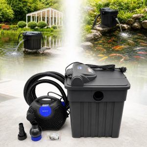 Set filtrare iaz Boyu YT-25000 cu pompa, furtun si accesorii pentru iaz