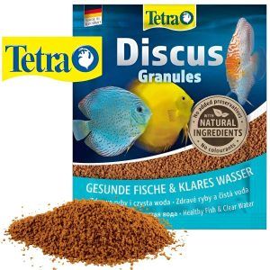 Hrana pesti Tetra Discus special creata ca hrana pesti acvariu si hrana pentru pesti de acvariu, sprijina cresterea si culorile intense.