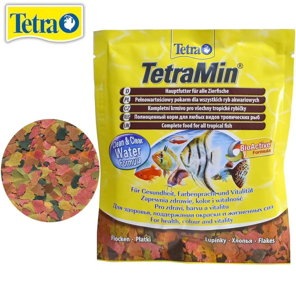 Hrana pesti exotici plic TetraMin fulgi 12 gr 1 Hrana pesti exotici plic TetraMin fulgi 12 gr - fulgi pesti premium pentru hrana pestilor, asigura nutritie echilibrata, culori vibrante si sanatate optima.