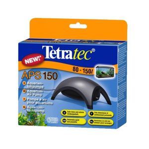 Pompa aer acvariu Tetra Tetratec APS 150, pompa de aer pentru acvariu silentioasa si eficienta, ideala pentru acvariile de pana la 150 litri. Pompa de aer acvariu Tetra Tetratec APS-150 este o pompa de aer pentru acvariu ce se remarca prin eficienta si silentiozitate. Special conceputa pentru acvarii de pana la 150 litri, aceasta pompa aer acvariu Tetra ofera performante remarcabile si o functionare constanta. Caracteristici tehnice: Capacitate acvariu: 80 – 150 litri Debit maxim: 150 litri/ora Putere: 3,1 W Numar iesiri: 1 Robineti control debit: 1 Avantaje si beneficii: Tehnologie inovativa: Pompa de aer Tetratec APS 150 beneficiaza de un design avansat si camere fonoabsorbante, asigurand o functionare foarte silentioasa. Presiune constanta: Datorita membranei performante, pompa ofera un debit de aer constant ridicat, esential pentru mentinerea unui mediu acvatic sanatos. Control facil: Kit-ul include robineti pentru reglarea debitului de aer, permitand ajustarea usoara a fluxului de aer in functie de necesitatile acvariului. Calitate si fiabilitate: Produsul este omologat TÜV/GS si certificat CE, garantand o calitate superioara si o durata lunga de viata. Montare si intretinere usoara: Deservirea si intretinerea sunt simplificate datorita constructiei accesibile si a componentelor de inalta calitate. Utilizare: Pompa de aer acvariu Tetratec APS-150 este ideala pentru oxigenarea eficienta a acvariilor de pana la 150 litri, contribuind la sanatatea si bunastarea pestilor si plantelor acvatice. Fiind foarte silentioasa, este perfecta pentru utilizare in spatii locuite, fara a deranja ambientul sonor. Produs de Tetra Germania: Tetra este un nume de renume in industria acvaristicii, cunoscut pentru produsele sale de inalta calitate si inovatie. Pompa de aer acvariu Tetra Tetratec APS-150 reflecta angajamentul Tetra de a oferi solutii fiabile si eficiente pentru pasionatii de acvaristica. Alege Pompa de aer acvariu Tetra Tetratec APS 150, un produs de calitate pe care te poti baza.