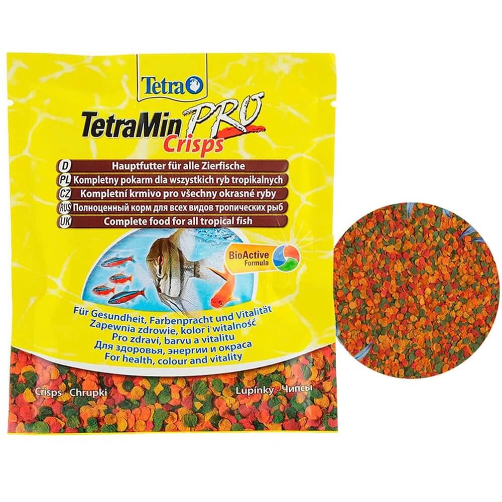TetraMin Pro Crisps plic Hrana pesti exotici completa 3 TetraMin Pro Crisps, plic Hrana pesti exotici completa, este solutia ideala pentru o dieta echilibrata, sprijinind sanatatea si vitalitatea pestilor dvs. Alegand acest produs, veti obtine nu doar pesti mai sanatosi si mai activi, ci si un acvariu mai curat si mai bine intretinut. Producator: Tetra Germania. Optati pentru cea mai buna hrana pentru pestii ornamentali si bucurati-va de un acvariu plin de viata si culoare!