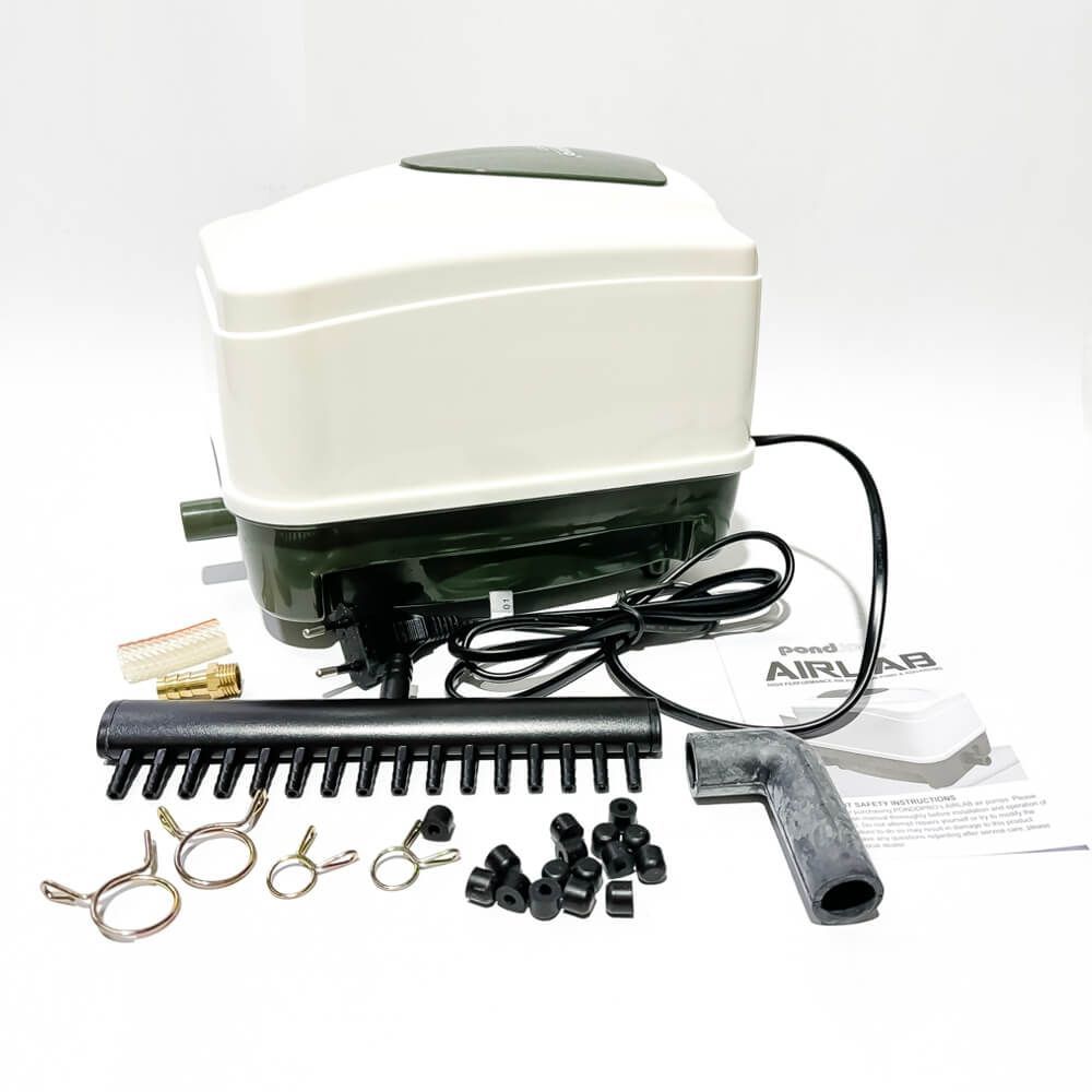 Aerator iaz profesional AIRLAB 120 l/min 2 Aerator iaz profesional AIRLAB 120 l/min, compresor aer acvarii, ideal pentru oxigenarea apei. Performanta superioara cu gen de pompe aer Hiblow. Compresor aer acvarii cu performanta inegalabila. Investeste in calitate si rezultate durabile! Aeratorul iaz profesional AIRLAB 120 l/min este solutia ideala pentru oxigenarea eficienta a apei in iazuri si acvarii. Cu un compresor aer acvarii de inalta performanta, acest produs asigura un flux constant de aer de 120 litri pe minut, fiind perfect pentru mentinerea sanatatii si vitalitatii vietuitoarelor acvatice. Acest aerator este echipat cu un motor electromagnetic puternic si fiabil, care functioneaza silentios, asigurand un mediu fara zgomot atat pentru pesti cat si pentru utilizatori. Designul robust si materialele durabile fac din AIRLAB o investitie de lunga durata, potrivita pentru orice tip de iaz sau acvariu. Instalarea si intretinerea aeratorului AIRLAB 120 l/min sunt extrem de simple, fiind compatibil cu prizele standard de alimentare. Datorita consumului redus de energie, acest compresor aer acvarii este o optiune economica si ecologica pentru proprietarii de iazuri si acvarii. Vine echipat cu accesorii de distribuire a aerului. Caracteristici principale: Debit ridicat: 120 l/min Motor puternic si fiabil Functionare silentioasa Usor de instalat si intretinut Consum redus de energie: 70 W Presiune: 0,048 Mpa Utilizari multiple: Aerare iazuri Aerare acvarii Aerare fose septice Folosind aeratorul iaz profesional AIRLAB 120 l/min aveti garantia ca vietuitoarele acvatice au parte de oxigenarea necesara! Acesta poate fi folosit si ca aerator iaz peste in sezonul cald, cand necesarul de oxigen creste odata cu temperatura apei. Avantaje: Aerare puternica si constanta Design ce reduce zgomotul si vibratiile Corp si mecanisme rezistente si durabile Excelent pentru volume mari de apa Aeratorul iaz profesional AIRLAB 120 l/min reprezinta alegerea perfecta pentru oricine doreste sa mentina un mediu acvatic sanatos si bine oxigenat.