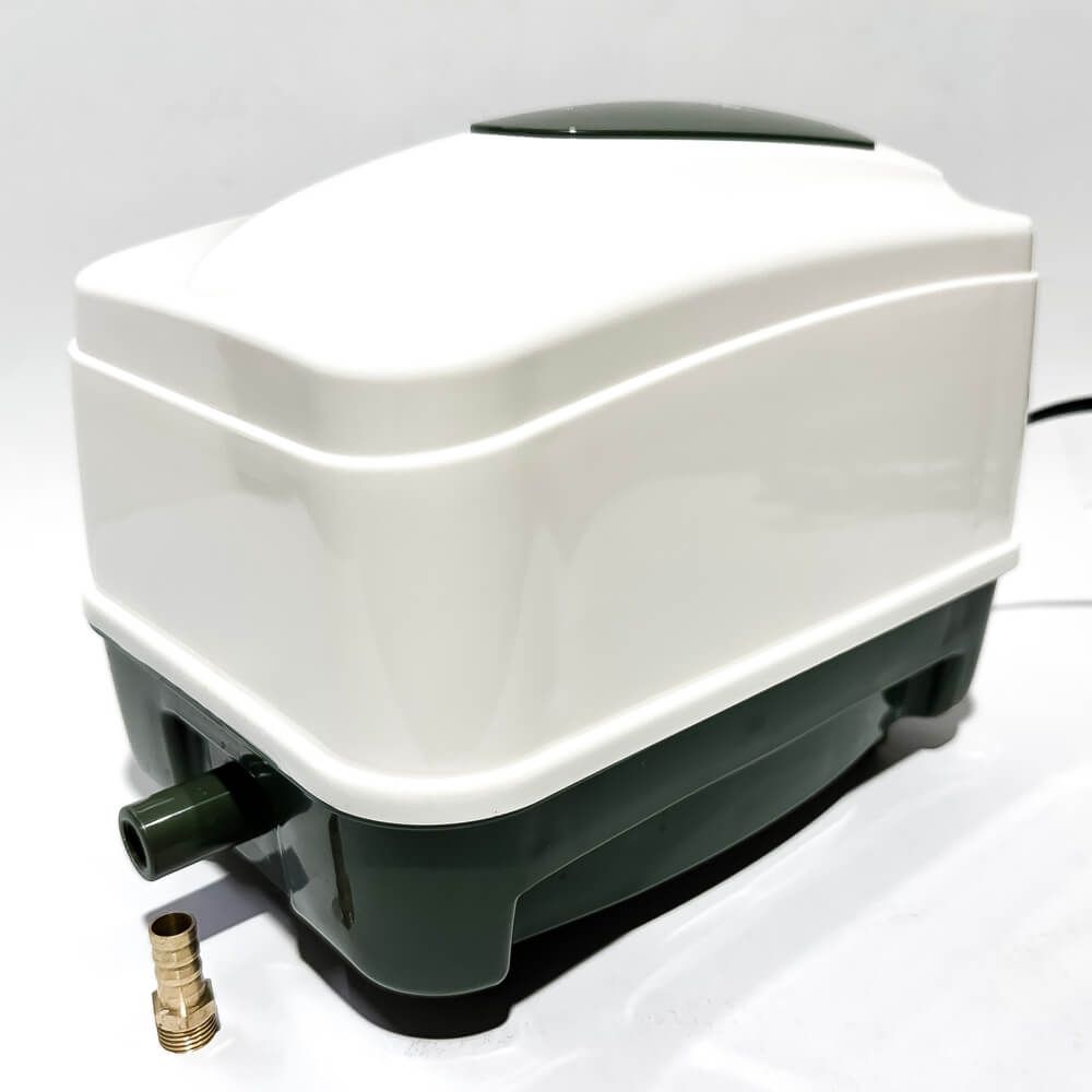 Aerator iaz profesional AIRLAB 120 l/min 9 Aerator iaz profesional AIRLAB 120 l/min, compresor aer acvarii, ideal pentru oxigenarea apei. Performanta superioara cu gen de pompe aer Hiblow. Compresor aer acvarii cu performanta inegalabila. Investeste in calitate si rezultate durabile! Aeratorul iaz profesional AIRLAB 120 l/min este solutia ideala pentru oxigenarea eficienta a apei in iazuri si acvarii. Cu un compresor aer acvarii de inalta performanta, acest produs asigura un flux constant de aer de 120 litri pe minut, fiind perfect pentru mentinerea sanatatii si vitalitatii vietuitoarelor acvatice. Acest aerator este echipat cu un motor electromagnetic puternic si fiabil, care functioneaza silentios, asigurand un mediu fara zgomot atat pentru pesti cat si pentru utilizatori. Designul robust si materialele durabile fac din AIRLAB o investitie de lunga durata, potrivita pentru orice tip de iaz sau acvariu. Instalarea si intretinerea aeratorului AIRLAB 120 l/min sunt extrem de simple, fiind compatibil cu prizele standard de alimentare. Datorita consumului redus de energie, acest compresor aer acvarii este o optiune economica si ecologica pentru proprietarii de iazuri si acvarii. Vine echipat cu accesorii de distribuire a aerului. Caracteristici principale: Debit ridicat: 120 l/min Motor puternic si fiabil Functionare silentioasa Usor de instalat si intretinut Consum redus de energie: 70 W Presiune: 0,048 Mpa Utilizari multiple: Aerare iazuri Aerare acvarii Aerare fose septice Folosind aeratorul iaz profesional AIRLAB 120 l/min aveti garantia ca vietuitoarele acvatice au parte de oxigenarea necesara! Acesta poate fi folosit si ca aerator iaz peste in sezonul cald, cand necesarul de oxigen creste odata cu temperatura apei. Avantaje: Aerare puternica si constanta Design ce reduce zgomotul si vibratiile Corp si mecanisme rezistente si durabile Excelent pentru volume mari de apa Aeratorul iaz profesional AIRLAB 120 l/min reprezinta alegerea perfecta pentru oricine doreste sa mentina un mediu acvatic sanatos si bine oxigenat.