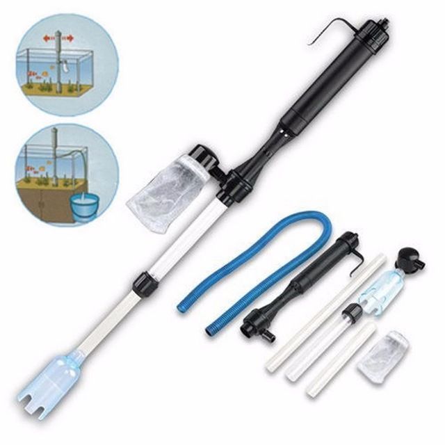 Aspirator substrat acvariu electric pe baterii CLASSICA AQUA CLEAN 2 Aspirator substrat acvariu electric pe baterii de la Classica. Aspirator acvariu foarte eficient capabil sa faca o buna sifonare substrat acvariu scotand toata mizeria acumulata pe fundul acvariului in nisip sau pietris redand curatenia apei in acvariu. Aspirator substrat acvariu electric pe baterii de la Classica. Oferă avantajul unui curățat fără fir, o sifonare excelentă a substratului acvariului. – Alimentarea cu baterii elimină riscul de electrocutare – Necesită 2 baterii “C” (nu sunt incluse). AquaClean permite îndepărtarea ușoară a deșeurilor din partea de jos a acvariului. Îndeplinește urmatoarele funcții: – 1) curățarea eficientă a pietrișului – 2) sifonarea apei – Poate fi utilizat deopotrivă atât în cazul acvariilor mari cât și în cazul acvariilor mici prin intermediul țevilor telescopice interschimbabile cu care este dotat. Cu un furtun atașat la el se poate utiliza chiar și la schimburile de apă. – Sacul de la aspirator colectează toate resturile. – Bateriile nu sunt incluse. Aspirator substrat acvariu dotat cu o pompă de apă cu un debit de 520 litri/oră. Descopera eficienta curatarii cu aspirator substrat acvariu electric pe baterii de la Classica Pastrarea unui acvariu curat si sanatos devine mult mai simpla cu ajutorul aspiratorului de substrat pentru acvariu electric alimentat cu baterii de la Classica. Acest aspirator acvariu este proiectat sa ofere o solutie eficienta si sigura pentru sifonarea substratului acvariului eliminand mizeria acumulata si imbunatatind claritatea apei fara riscul de electrocutare. Curatenie eficienta fara cabluri Aspirator acvariul Classica ce redefineste modul in care iti intretii acvariul oferind libertatea de a curata fara constrangerile unui cablu. Alimentat cu 2 baterii tip “C” (nu sunt incluse), acest dispozitiv elimina mizeria de pe fundul acvariului, fie ca este vorba de nisip sau pietris, asigurand o apa curata si limpede pentru locuitorii acvariului. Performanta si versatilitate Indiferent de dimensiunea acvariului tau, fie ca este mare sau mic, aspiratorul electric de la Classica se adapteaza nevoilor tale. Echipat cu tevi telescopice interschimbabile, iti permite sa ajungi in toate colturile acvariului iar furtunul atasabil il face ideal chiar si pentru schimburile de apa. Cu un debit de 520 litri pe ora, pompa de apa a acestui aspirator asigura o curatare eficienta si rapida. Caracteristici cheie pentru o curatare eficienta: Alimentare pe baterii: Elimina riscul de electrocutare si ofera mobilitate totala in timpul curatarii. Curatarea pietrisului: Indeparteaza eficient toate resturile acumulate, mentinand substratul acvariului in conditii optime. Sifonarea apei: Simplifica intretinerea acvariului prin eliminarea deseurilor si mentinerea claritatii apei. Flexibilitate: Ideal pentru orice tip de acvariu, datorita tevilor telescopice si furtunului atasabil. Colectarea deseurilor: Sacul de la aspirator retine resturile, facand curatenia mai curata si mai eficienta. Concluzie Aspiratorul de substrat pentru acvariu electric pe baterii de la Classica este un instrument esential pentru orice acvarist care isi doreste o metoda simpla, sigura si eficienta de a mentine curatenia acvariului in procesul de sifonare substrat acvariu. Usor de folosit si extrem de eficace, acest dispozitiv transforma intretinerea acvariului dintr-o corvoada intr-o activitate placuta, permitandu-ti sa te bucuri de frumusetea mediului acvatic fara griji.