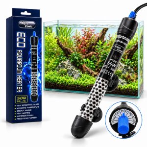 Incalzitor acvariu 50W Aqua Zonic cu termostat, cutie si reglaj temperatura