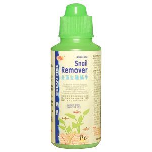 Solutie contra melcilor de acvariu Snail Remover 50 ml cu eficienta dovedita. Combate cu succes orice invazie de melci in acvariu si ouale acestora. Solutie contra melcilor de acvariu P6 Snail Remover 50 ml. Ajungem sa avem melci prin intermediul oricarui obiect pe care il introducem sau il folosim in acvariu. Simpla scoarere a acestora sau distrugerea lor in acvariu nu este de cele mai multe ori o solutie viabila. In numar mare acestia pot afecta chiar si viata plantelor iar un pericol il constituie faptul ca pot transmite o serie de boli (ex:paraziti branhiali, hexamita, etc). Cunoscand si identificand aceste probleme, Ocean Free a lucrat intensiv perioade importante de timp in cercetare cu numerosi specialisti creand acest uimitor produs denumit Absolute Snail Remover. Acest produs combate cu succes orice invazie de melci in acvariu, omoara atat melcii din acvariu cat si oualele acestora prezente in acvariu. Dupa administrarea tratamentului se recomanda strangerea melcilor morti prezenti cu precadere la suprafata apei pentru a evita intrarea acestora in putrefactie. Daca dupa 48 de ore de la administrarea tratamentului in apa se vor mai observa melci se va repeta tratamentul. Beneficii: Omoara atat melcii cat si oualele acestora; Tine sub control nivelul populational al larvelor si parazitilor; Poate fi folosit ca si tratament pentru deparazitarea plantelor inainte de a fi introduse in acvariu. Snail Remover este o solutie contra melcilor de acvariu cu eficienta dovedita. Combate cu succes orice invazie de melci in acvariu. O modalitate eficienta de combatere melci acvariu dar si a oualelor acestora prevenind astfel reaparitia melcilor dupa un anumit interval de timp. Modalitati de utilizare: Administrati cate 1ml de solutie la fiecare 10 litri de apa. Pe durata tratamentului mariti aerarea apei acvariului. Dupa 24 de ore de tratament schimbati 1/3 din volumul apei si repetati aceasta procedura de cate ori este posibil. Pe durata tratamentului daca se vor observa modificari in comportamentul pestilor se impune un schimb de apa imediat de 50% din volumul total. Nu folositi carbunele activ pe durata folosirii acestui produs. Pentru curatirea de oua si melci a plantelor nou achizitionate ce vor fi introduse in acvariu administrati intr-un vas separat cate 1ml la 1 litru de apa, obtinand astfel o solutie in care vor fi tinute plantele o perioada nu mai mare de 10-15 minute, dupa care se vor spala in jet de apa curata. Atentie! Acest produs nu va fi folosit in acvariile cu pesti din specia Arwana. Solutie pentru 500 litri apa.