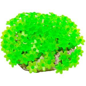 Decor acvariu Shamrock verde luminescent