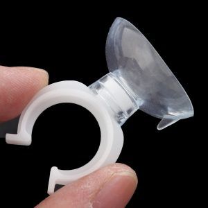 Ventuza acvariu pentru furtun sau teava cu clip de 30 mm