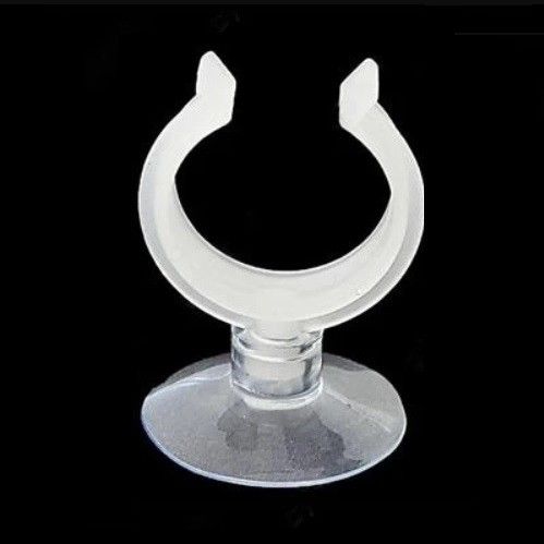 Ventuza acvariu pentru furtun sau teava cu clip de 30 mm