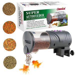 Hranitor automat pentru pesti Classica AutoFeeder ofera hranire precisa si eficienta. Include dozator mancare pesti, fiind o hranitoare pesti acvariu ideala si un hranitor acvariu practic.