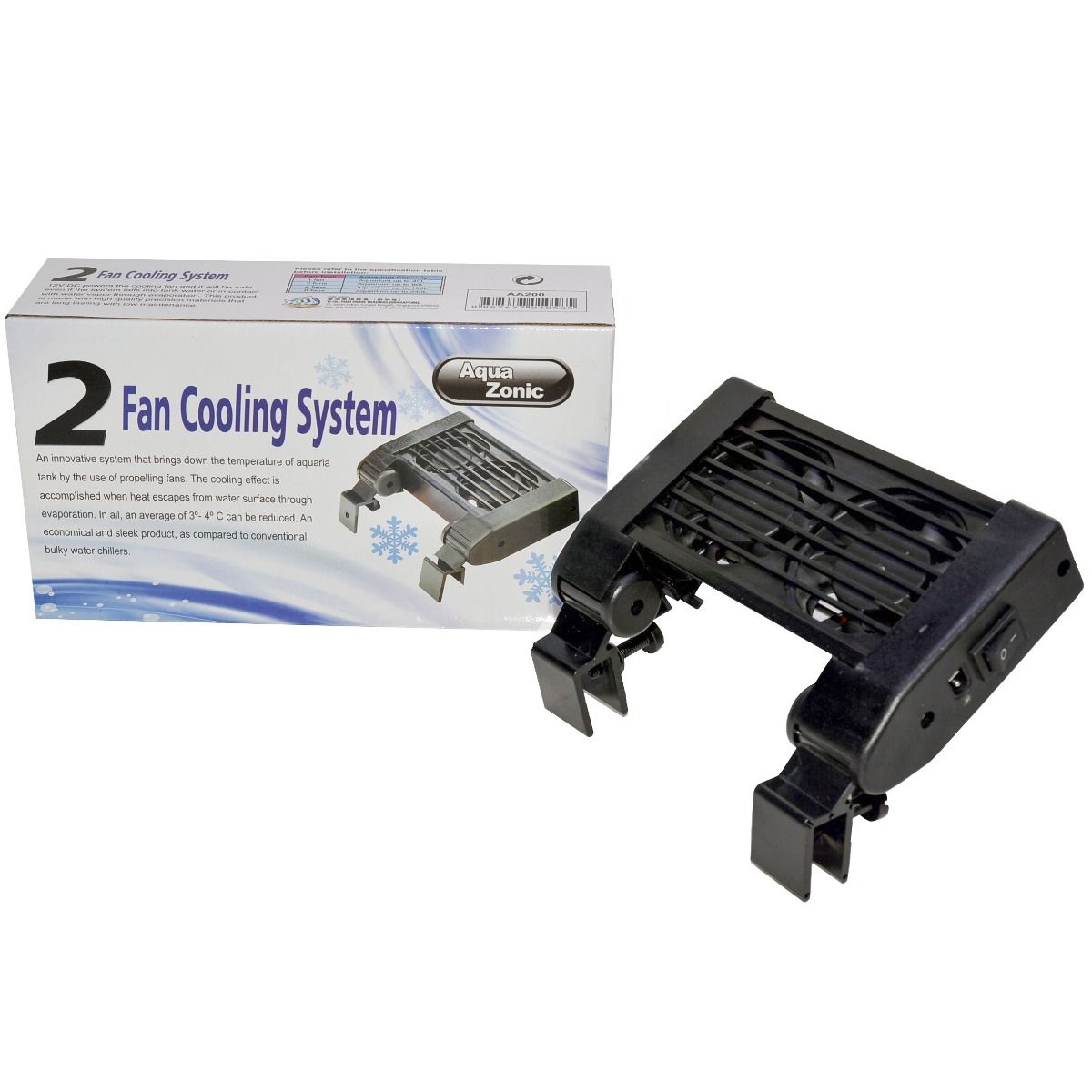 Cooler acvariu cu 2 unitati de ventilatie