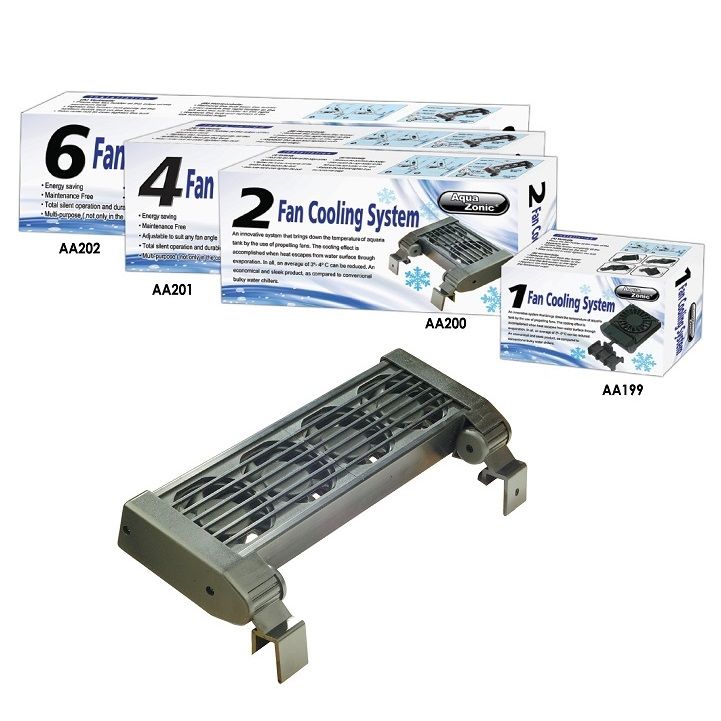 Cooler acvariu cu 2 unitati de ventilatie