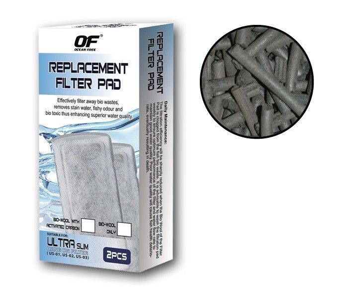 Material filtrant de inlocuire filtru acvariu Ultra Slim Hang On Bio Pad+Carbune Activ 1 Material filtrant de inlocuire filtru acvariu Ultra Slim Hang On Bio Pad+Carbune Activ
