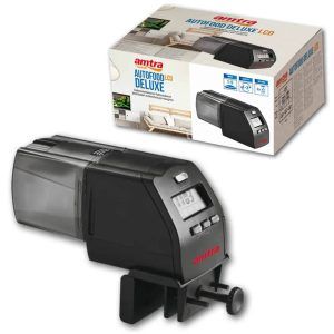 Hranitor automat pesti acvariu Amtra cu ecran LCD asigura o hranire precisa si constanta. Ideal pentru orice hranitoare pesti, acest dispozitiv este un hranitor automat pentru pesti modern si eficient.