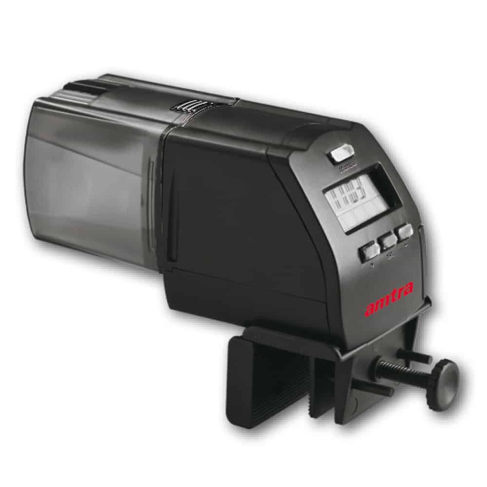 Hranitor automat pesti acvariu Amtra electronic LCD 3 Hranitor automat pesti acvariu cu functie digitala si dozare precisa. Designul compact si functional il transforma intr-o hranitoare pesti de incredere si un hranitor automat pentru pesti versatil.