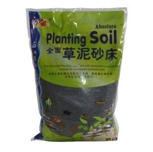 Substrat fertil pentru acvarii plantate P13 Absolute Planting Soil negru 8 kg.