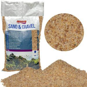 Nisip pentru acvariu natural mix 1,5-2,5 mm, 5 kg, perfect ca substrat inert acvariu. Ideal pentru pesti si plante. Nisip acvariu grosier, sigur si decorativ. Acest produs premium, nisip pentru acvariu natural mix 5 kg, este creat special pentru a satisface nevoile pasionatilor de acvaristica, oferind atat functionalitate, cat si un design estetic deosebit. Cu o granulatie ideala de 1,5-2,5 mm, acest substrat inert acvariu este potrivit pentru toate tipurile de acvarii de apa dulce, asigurand un mediu sigur si sanatos pentru pesti, plante si alte vietuitoare acvatice.