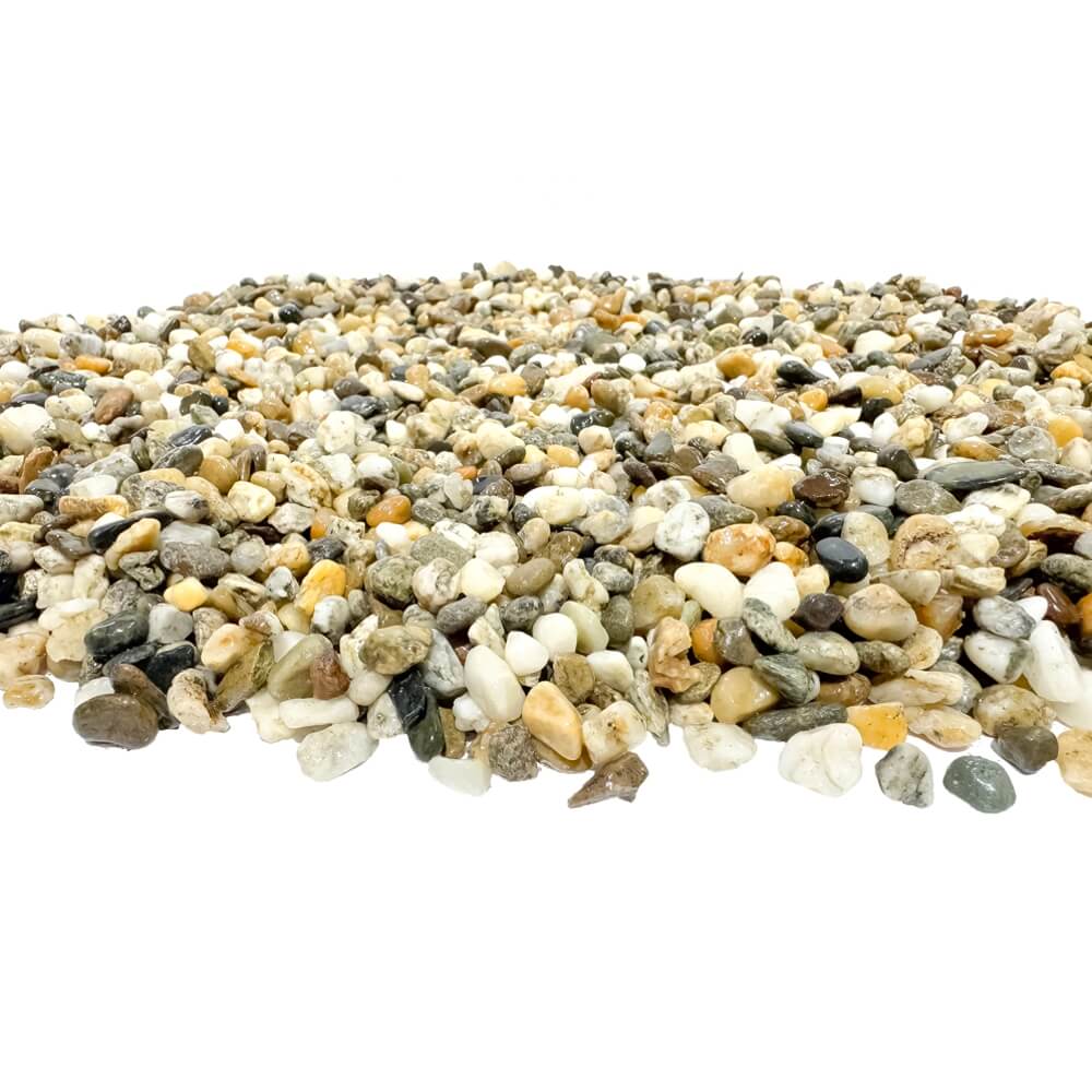 Pietris acvariu policrom grosier 6-10 mm 5kg 7 Transforma acvariul tau intr-un decor natural si atractiv cu pietris acvariu policrom grosier 6-10 mm, un produs versatil, functional si estetic. Cu un design policrom si o granulatie grosiera, acest pietris natural ornamental este perfect ca substrat si ofera siguranta maxima pentru pestii si plantele tale. Alege acest pietris special pentru acvariu pentru un decor impresionant si un mediu sanatos!