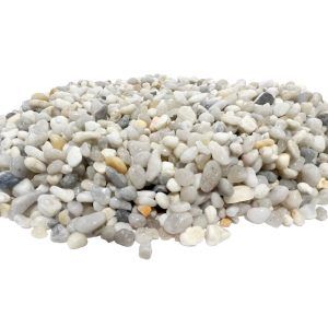 Pietris de acvariu natural alb 4-8mm, 1kg, pietris inert si sigur. Pietris decorativ alb ideal pentru acvarii, plante si pesti, estetic si functional. Imbunatateste aspectul si sanatatea ecosistemului acvariului tau cu acest Pietris de acvariu natural alb de inalta calitate, selectat special pentru a crea un mediu sigur si armonios pentru pesti, plante si alte vietuitoare acvatice. Acest pietris inert, cu granulatie de 4-8 mm, este perfect atat pentru acvarii, cat si pentru diverse proiecte decorative interioare sau exterioare.