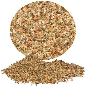 Pietris natural acvariu policrom 3-6mm, substrat de acvariu natural, ideal ca pietris pentru acvarii si decoruri, vrac la cantitate de 1kg. Pietris natural acvariu policrom 3-6mm este solutia perfecta pentru a crea un mediu natural, sigur si estetic in acvariul tau. Acest substrat de acvariu natural este special ales pentru a raspunde nevoilor oricarui tip de acvariu, fie ca este vorba de un acvariu plantat sau doar populat cu pesti. Fiind un produs 100% natural, acest pietris acvariu are un aspect policrom unic, care va transforma acvariul intr-un adevarat spectacol vizual. Comercializat in vrac la cantitate de 1kg, acest pietris reprezinta o alegere accesibila si practica pentru pasionatii de acvaristica.